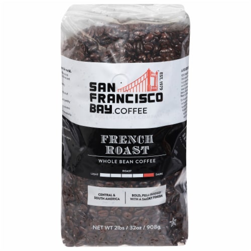 San Francisco Bay® French Roast Dark Roast Whole Bean Coffee Perspective: front