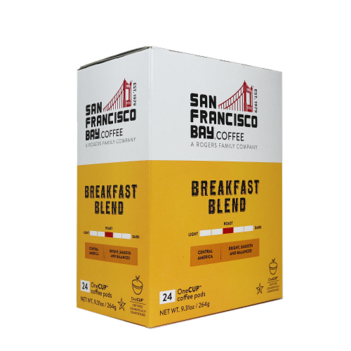 San Francisco Bay® Breakfast Blend Medium Roast Coffee Pods Perspective: front