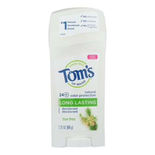 Tom's of Maine Long-Lasting Aluminum-Free Natural Tea Tree Deodorant for Women Perspective: front