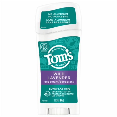Tom's of Maine Long-Lasting Aluminum-Free Natural Deodorant for Women Wild Lavender Perspective: front