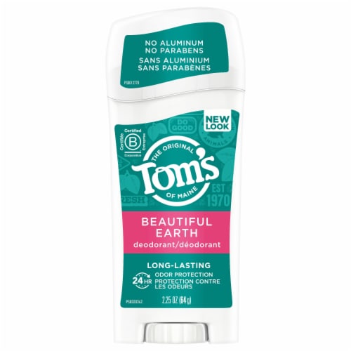 erotisk ideologi overskud Tom's of Maine Long-Lasting Aluminum-Free Natural Deodorant for Women  Beautiful Earth, 2.25 oz - Mariano's