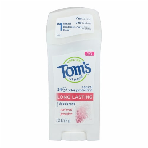 Tom's Tom's Long Lasting AP/Deo AP/Deo Tom's LL Natural Powder Stk AP/Deo Perspective: front