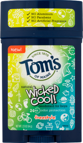 Tom's Wicked Cool Freestyle Deodorant Perspective: front