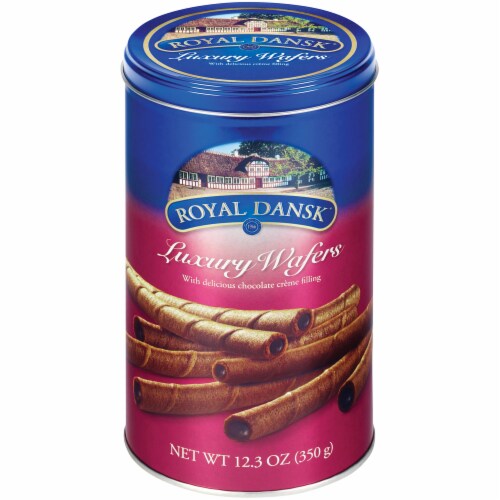 Royal Dansk Chocolate Creme Luxury Wafers Perspective: front