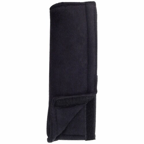 Custom Accessories Fleece Interior Seat Belt Pad - Black Perspective: front