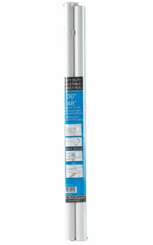 John Sterling Pro HD 1-1/4 in. L White Steel Closet Hardware John Sterling Pro HD 1-1/4 in. L White Steel Closet Hardware