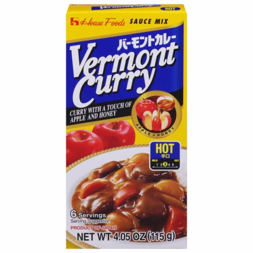 Vermont Hot Curry Powder Sauce Mix Perspective: front