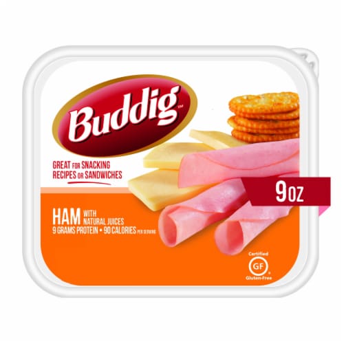 Buddig Ham with Natural Juices 9 oz Perspective: front