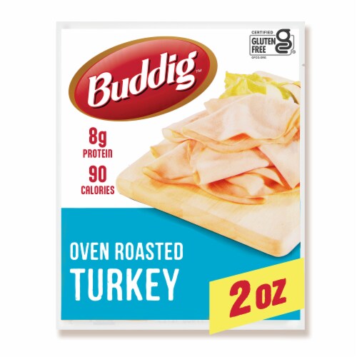 Buddig Oven Roasted Turkey Lunch Meat 2oz Perspective: front
