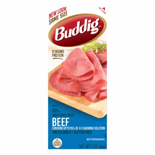Buddig Gluten Free Smoked Chopped & Pressed Beef Perspective: front
