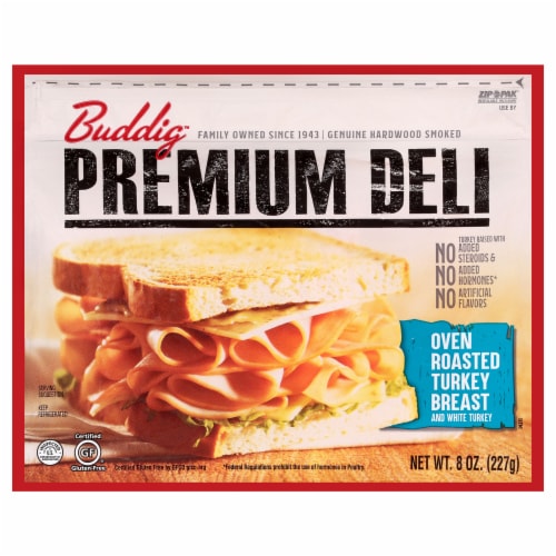 Buddig Premium Deli Oven Roasted Turkey Breast Perspective: front