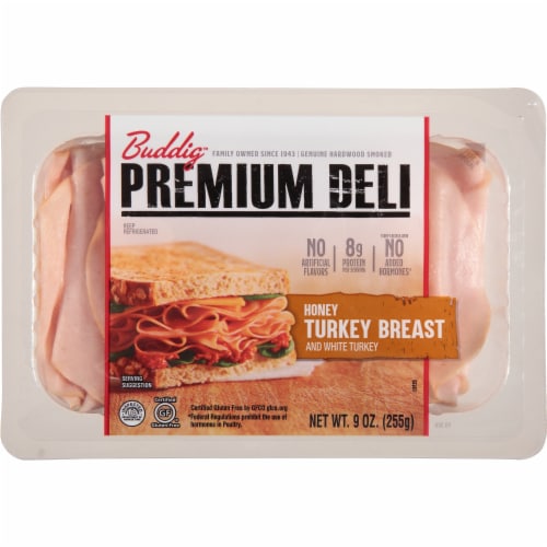 Buddig™ Premium Deli Honey Roast Turkey Tray Perspective: front
