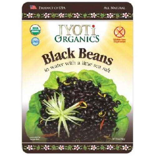 Jyoti Organics Black Beans Perspective: front