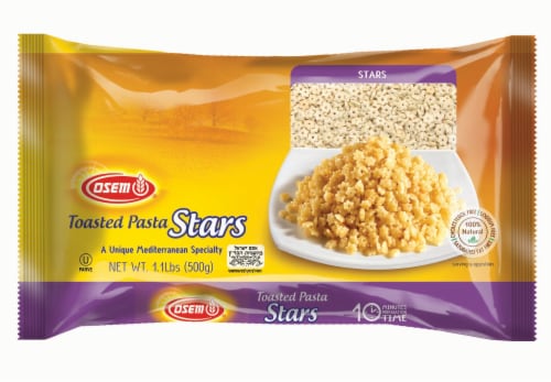 Osem Toasted Pasta Stars Perspective: front