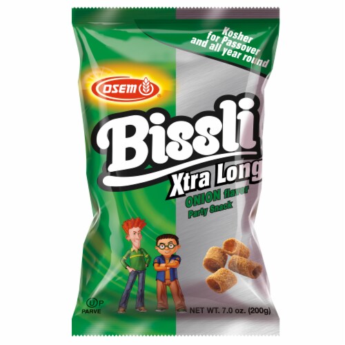 Osem® Bissli Xtra Long Onion Flavor Snacks Perspective: front