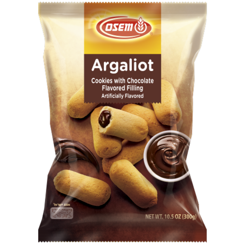 Osem® Argaliot Chocolate Filled Cookies Perspective: front