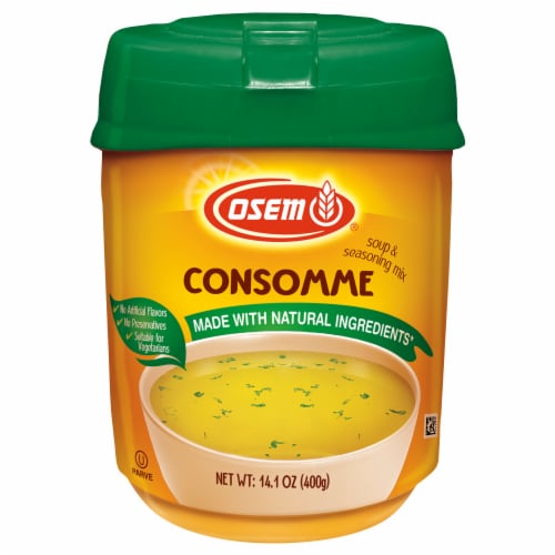 Osem Consomme Soup & Seasoning Mix Perspective: front