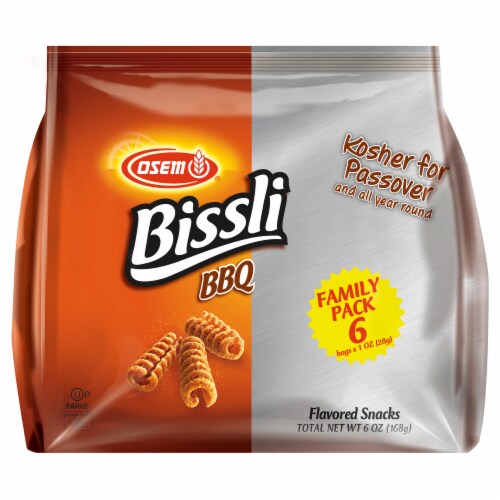 Osem® Bissli Barbecue Flavored Snacks Family Pack Perspective: front