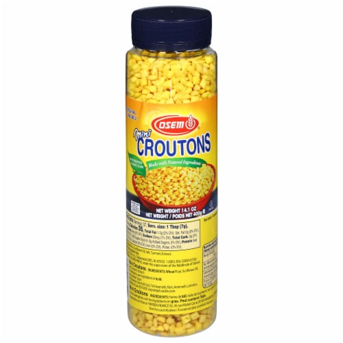 Osem® Original Mini Mandel Mini Croutons Perspective: front