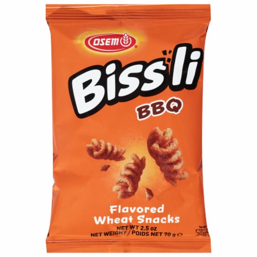 Osem Bissli BBQ Flavored Wheat Snacks Perspective: front