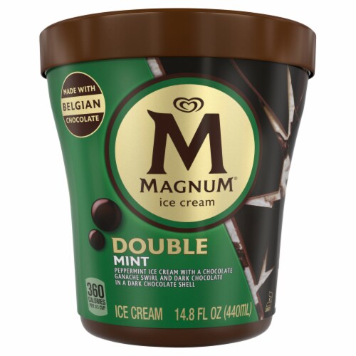 Magnum® Double Mint Ice Cream Perspective: front