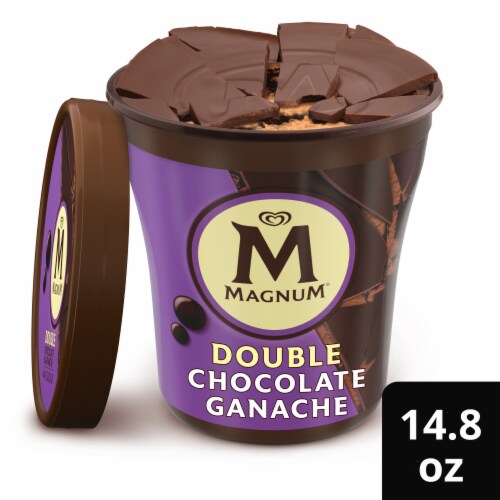 Magnum Double Chocolate & Ganache Ice Cream Perspective: front
