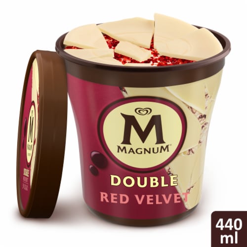 gen Nogle gange nogle gange slette Magnum Double Red Velvet Cheesecake & Red Velvet Cake in White Chocolate  Shell Ice Cream, 14.8 oz - Harris Teeter