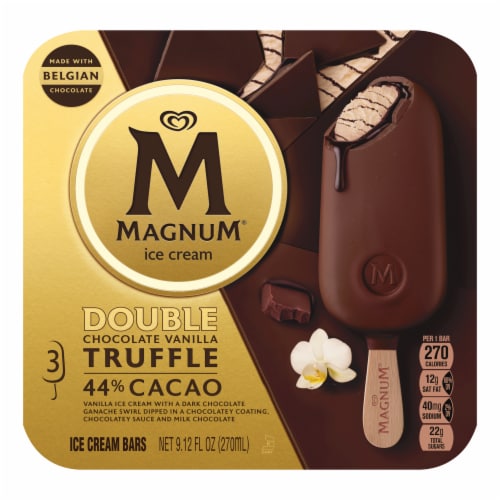 Magnum® Double Chocolate Vanilla Truffle Ice Cream Bars, 3 ct - Kroger