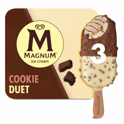 Magnum Ice Cream Bars Cookie Duet Perspective: front