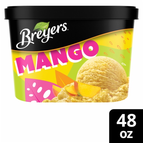 Breyers Mango Ice Cream Perspective: front