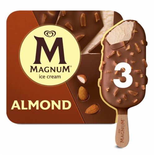 Magnum Almond Ice Cream Bars Perspective: front