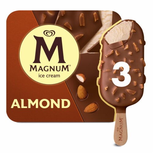 Magnum Almond Ice Cream Bars Perspective: front