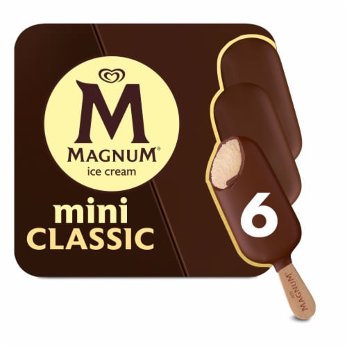 Magnum Mini Ice Cream Bars Classic Perspective: front