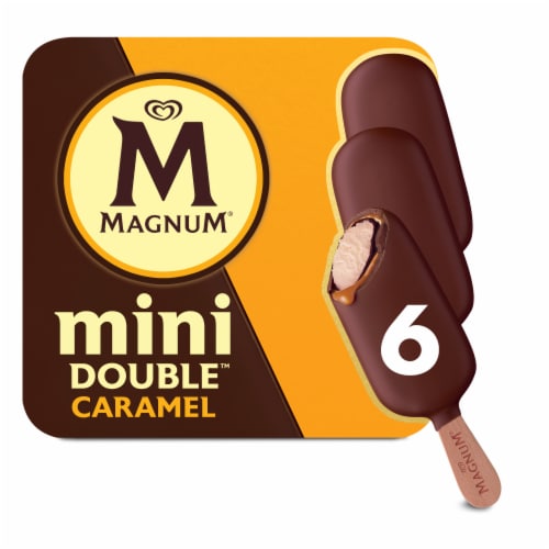 Magnum Mini Double Caramel Ice Cream Bars, 6 ct - Kroger