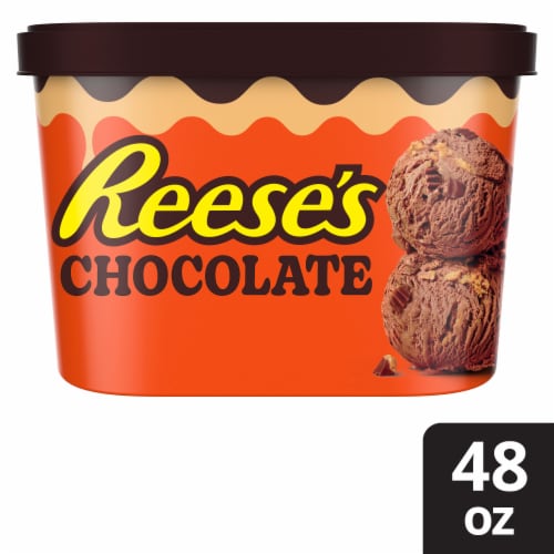 Reese's with Reese's Peanut Butter Cups and Peanut Butter Swirl Chocolate  Frozen Dairy Dessert Tub, 48 oz - Kroger