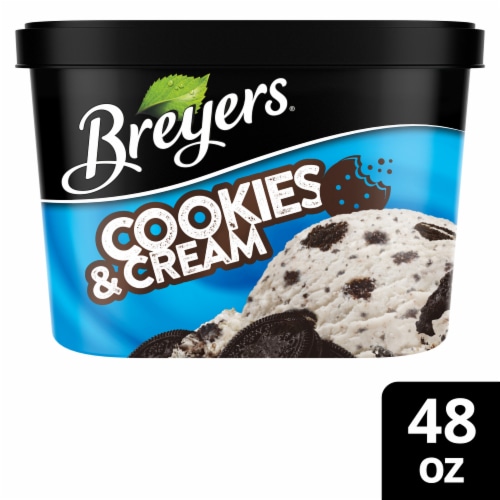 Breyers Cookies and Cream Frozen Dairy Dessert Tub