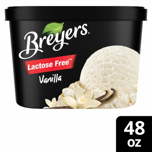 Breyers Vanilla Ice Cream Light Ice Cream Perspective: front