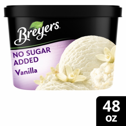 Breyers No Sugar Added with 100% Grade A Milk & Cream Vanilla Ice Cream Frozen Dairy Dessert