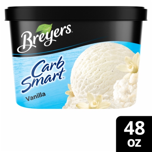 Breyers CarbSmart™ Vanilla Frozen Dairy Dessert Tub Perspective: front