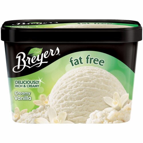 Breyers Creamy Vanilla Ice Cream Fat Free, 48 Fl Oz Fred Meyer