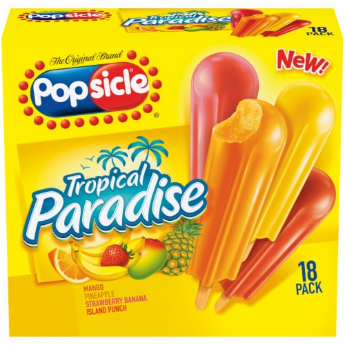 Popsicle Tropical Paradise Ice Pops, 29.7 fl oz - King Soopers