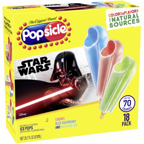 Popsicle® Star Wars™ Ice Pops Perspective: front
