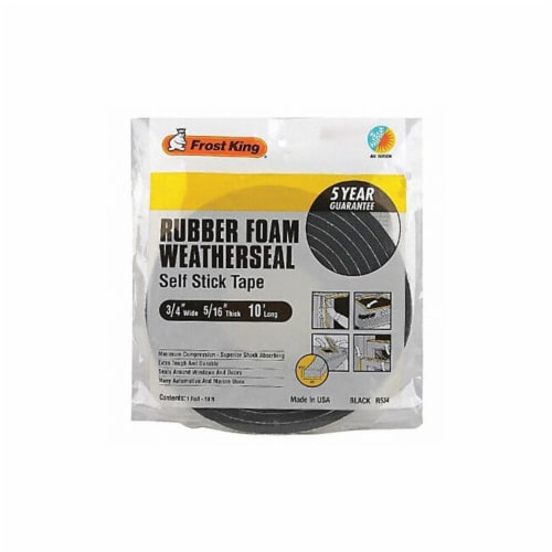 Frost King® Self Adhesive Tape Rubber Foam Weatherseal Perspective: front