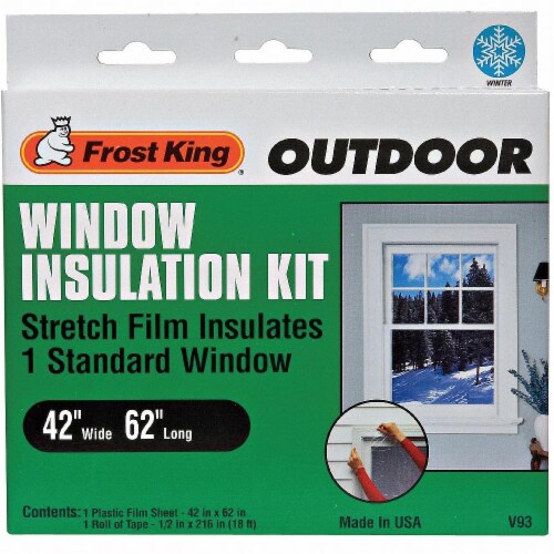 Frost King® Outdoor Stretch Window Insulation Kit Perspective: front