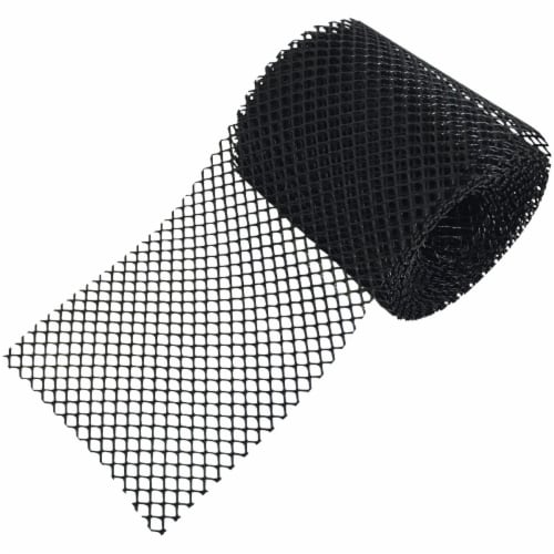 Frost King 6 In. x 20 Ft. Black Plastic Gutter Guard VX620 Perspective: front