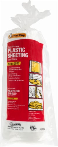 Frost King® All-Purpose 3-Milimeter Plastic Sheeting - Clear Perspective: front