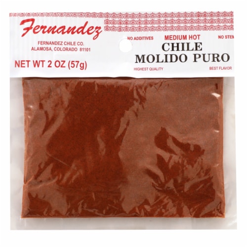 Fernandez Medium Hot Ground Chili Powder Perspective: front
