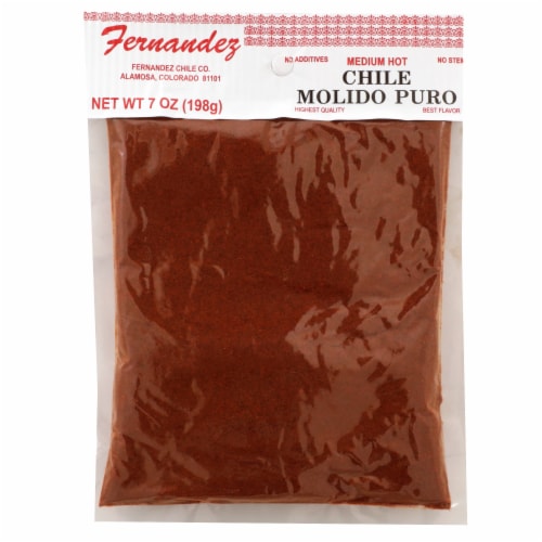 Fernandez Medium Hot Ground Chili Powder Perspective: front