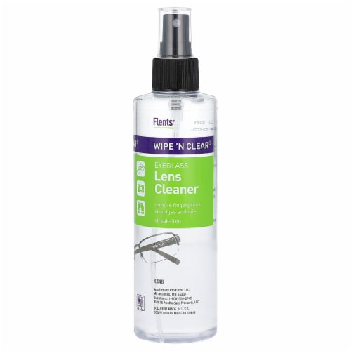 Flents® Wipe ‘N Clear® Eyeglass Lens Cleaner Perspective: front