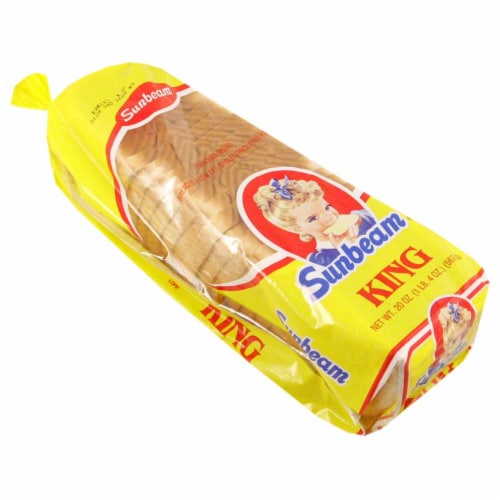 Sunbeam King Thin White Sandwich Bread, 20 oz Foods Co.